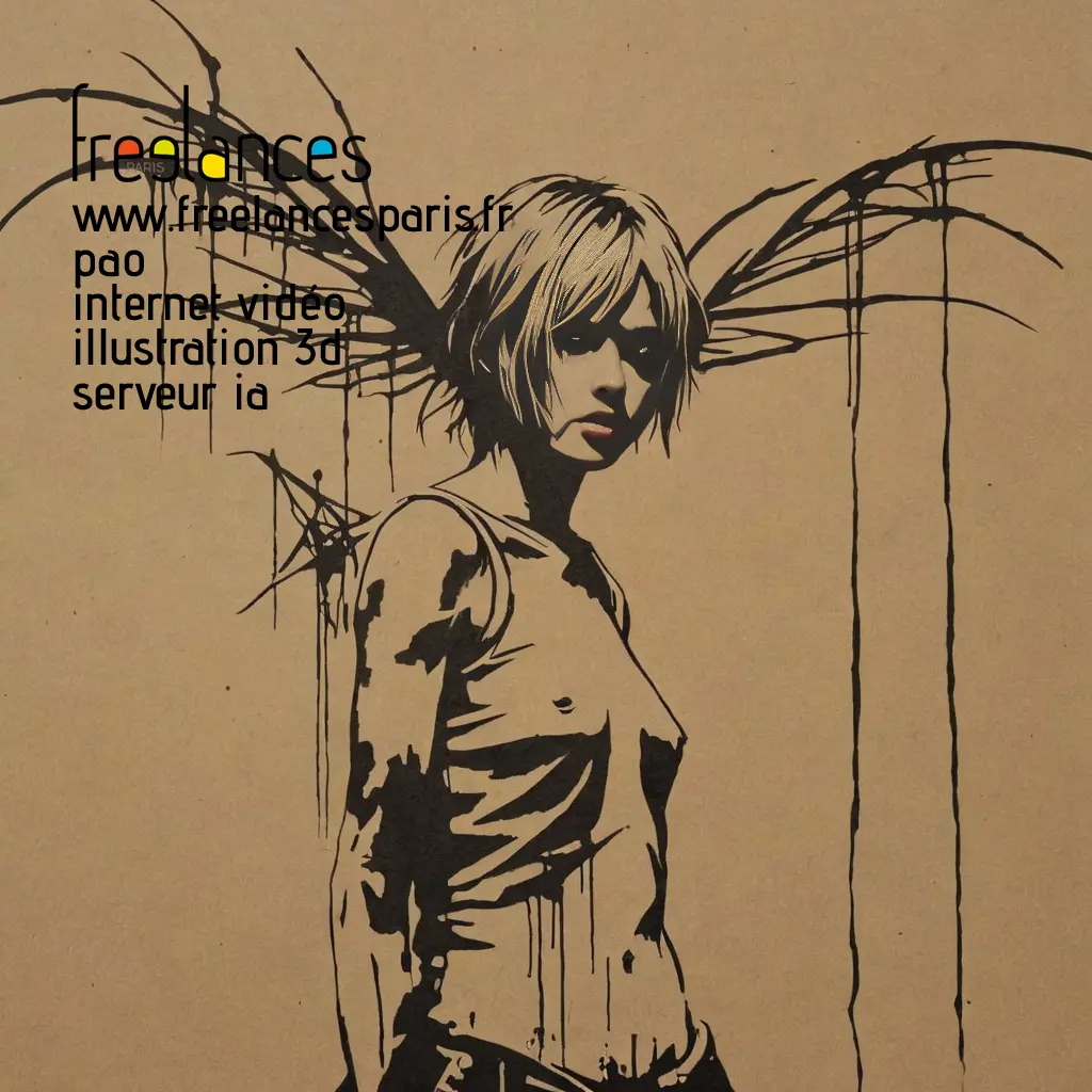 Pao internet vidéo illustration 3d serveur intelligence générative freelance paris studio de création UBYYA5I0